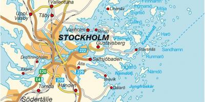 Stoccolma sulla mappa