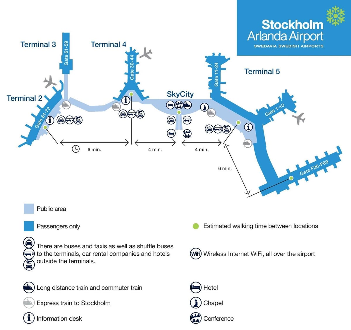 arn aeroporto mappa