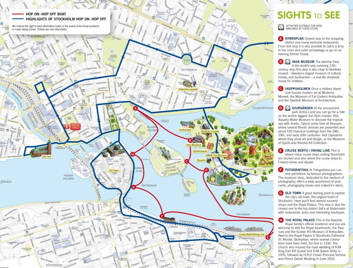 mappa di Stoccolma porta