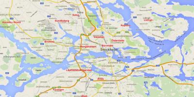 Mappa di bromma, Stoccolma