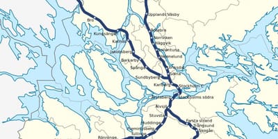 Stoccolma pendeltag mappa