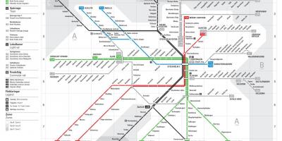 Mappa di sl metro