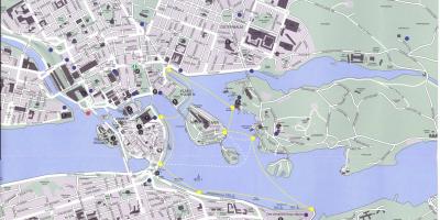 Mappa di Stoccolma centro